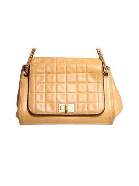 Chanel Chocolate GD Leather Chain Shoulder Bag